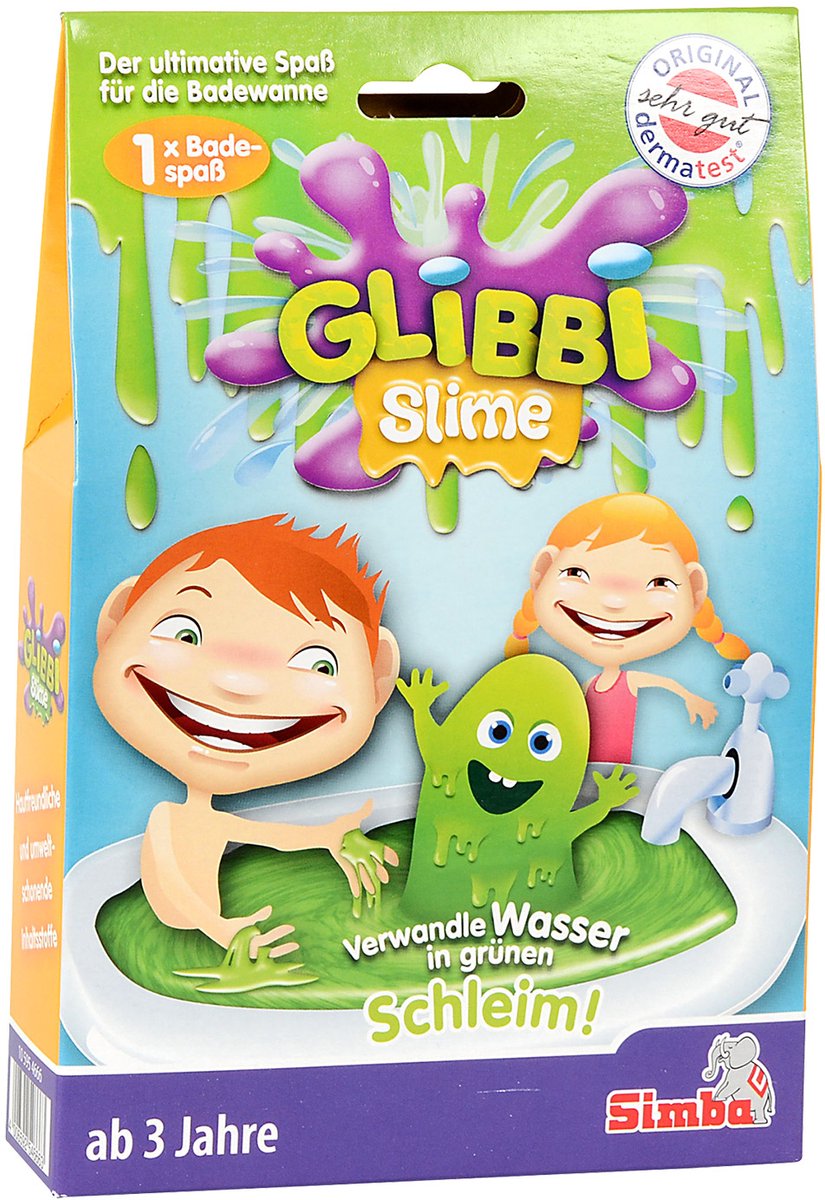 Glibbi sensorische badervaring| slijm