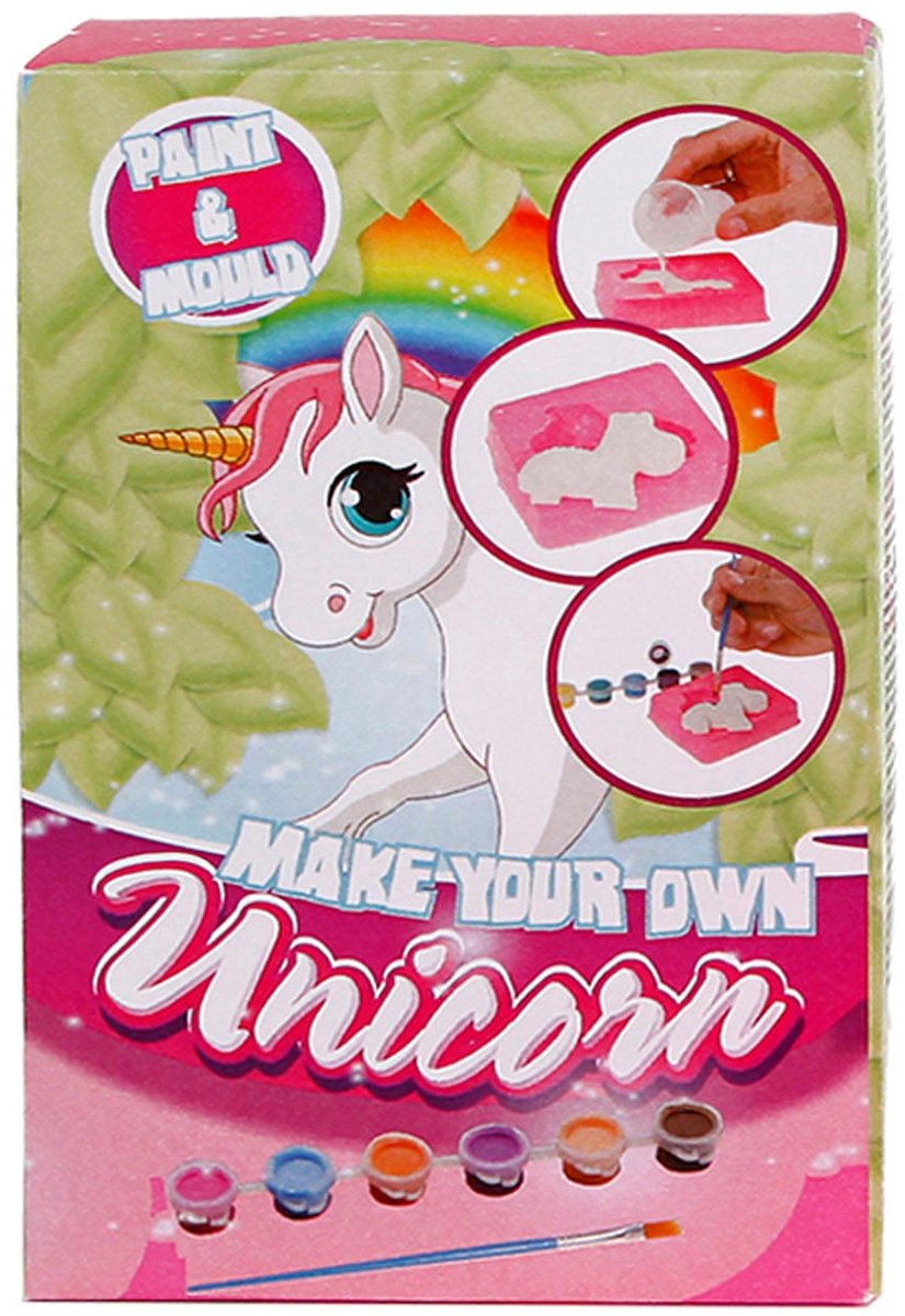 Bemal dein eigenes Gips-Einhorn