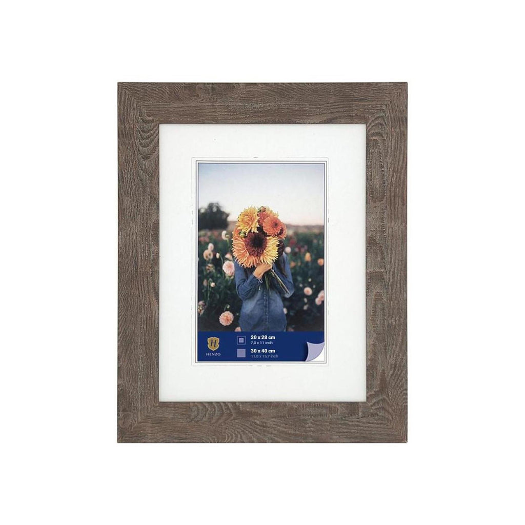 Henzo fotolijst dahlia 30x40cm midden bruin