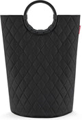 Reisenthel loophome m opbergmand - wasmand - 30 l - frame rhombus zwart