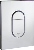 Grohe arena cosmopolitan bedieningspaneel toilet - dual flush - kunststof - chroom
