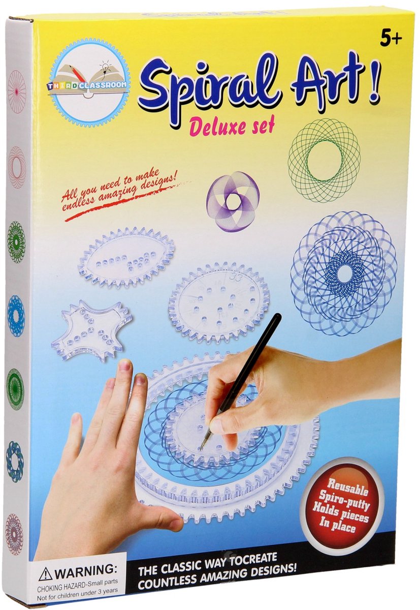 Spiralzeichenset, 23-teilig.