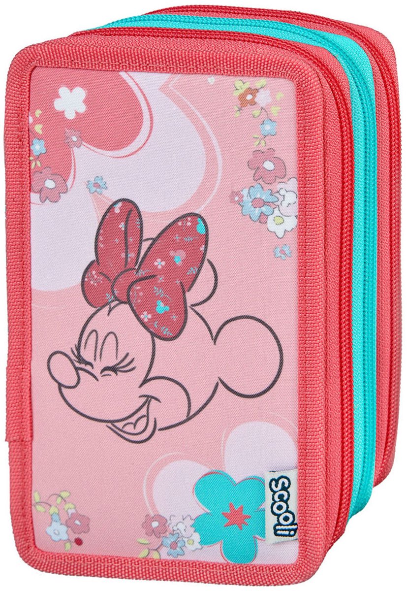 Undercover 3-Fächer-Federmäppchen mit Minnie-Mouse-Motiv