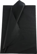 Creativ Company Seidenpapier, Blattgröße 50 x 70 cm, 17 g, schwarz, 10 Blatt pro Packung