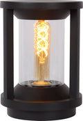 Lucide cadix - sokkellamp - ø 16 cm - 1xe27 - ip65 - zwart