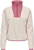 Only play - onpbeth hn hz ls fleece pullover dames sporttrui m