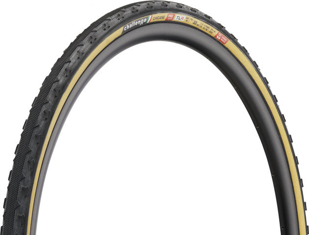 Challenge - Chicane Pro Handmade TLR 700x33C Schwarzbraun