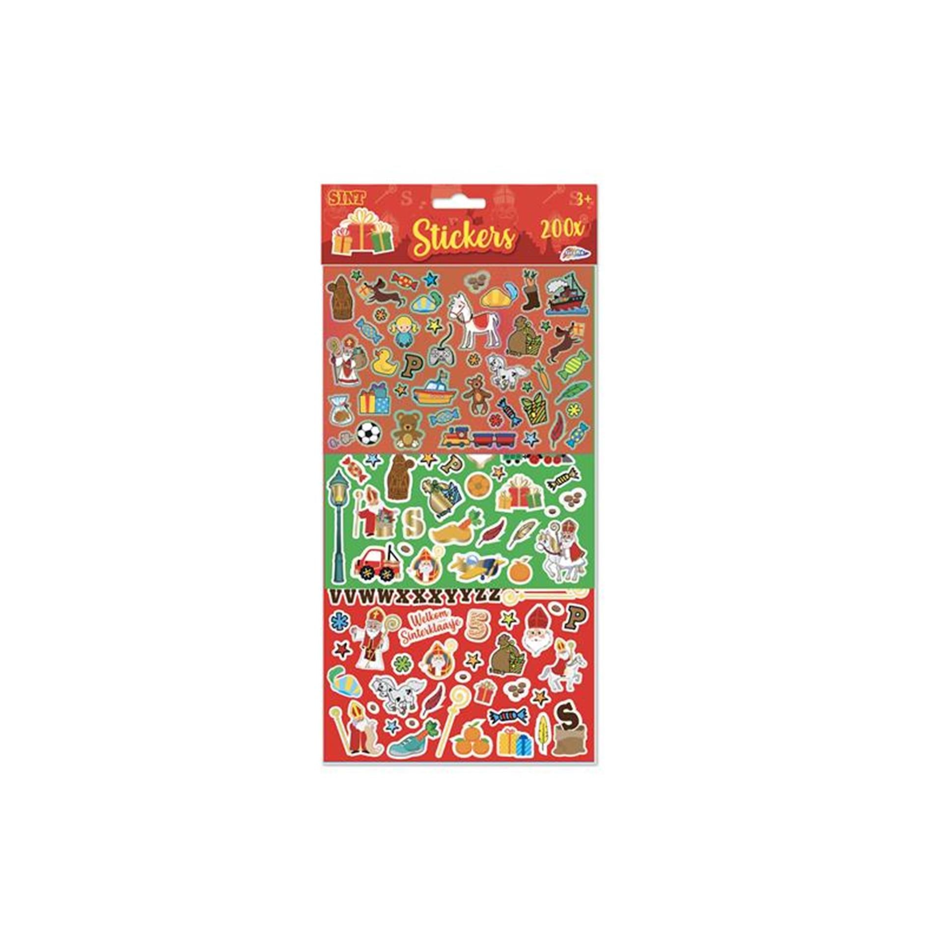 Grafix Aufkleber-Set Sinterklaas, 200 Stk.