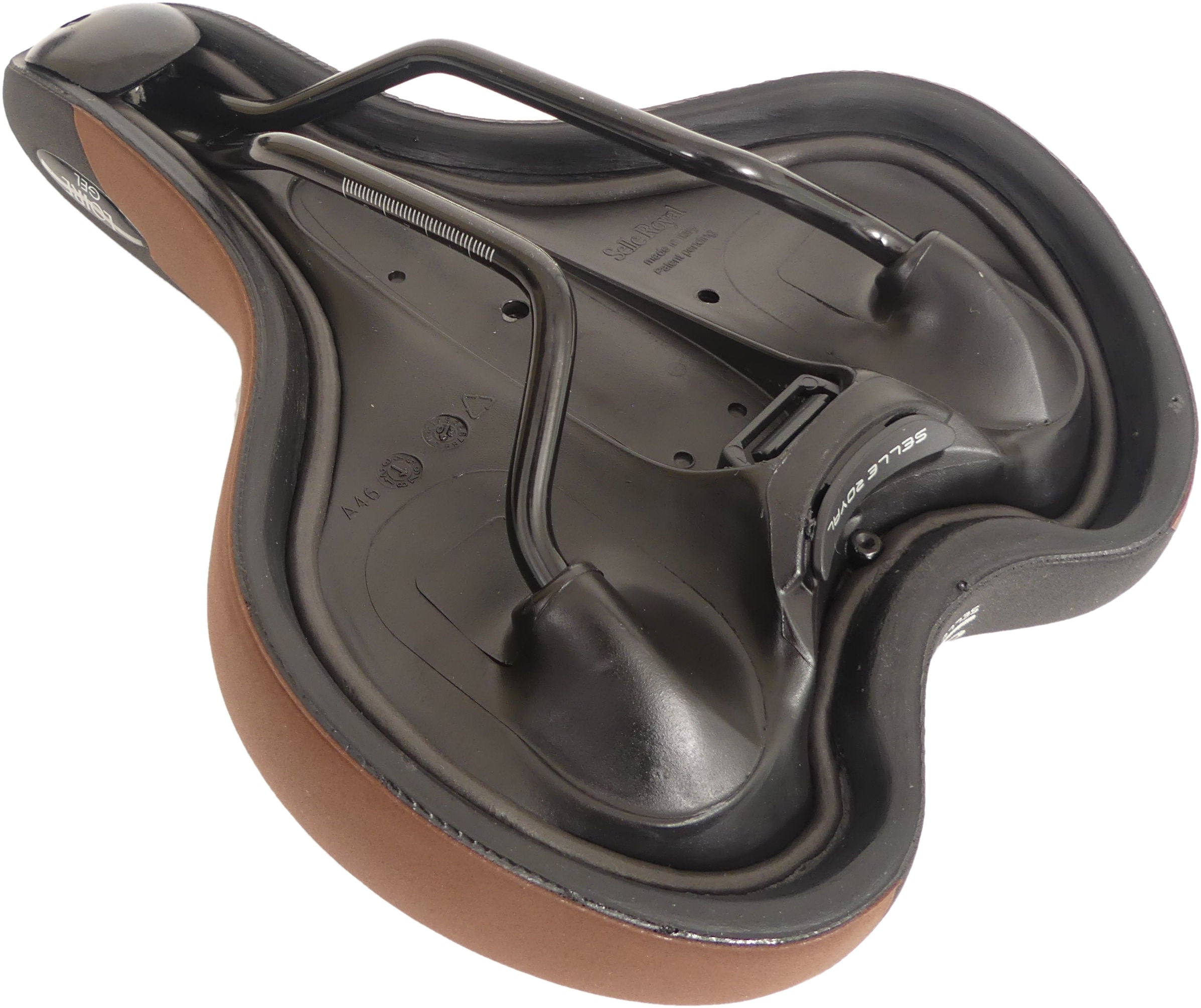 Royal Selle Sattel Loire 5135drc Unisex Gel Schwarzbraun (Gazelle)