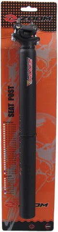 zadelpen vast patent 27.2 x 350 mm aluminium matzwart