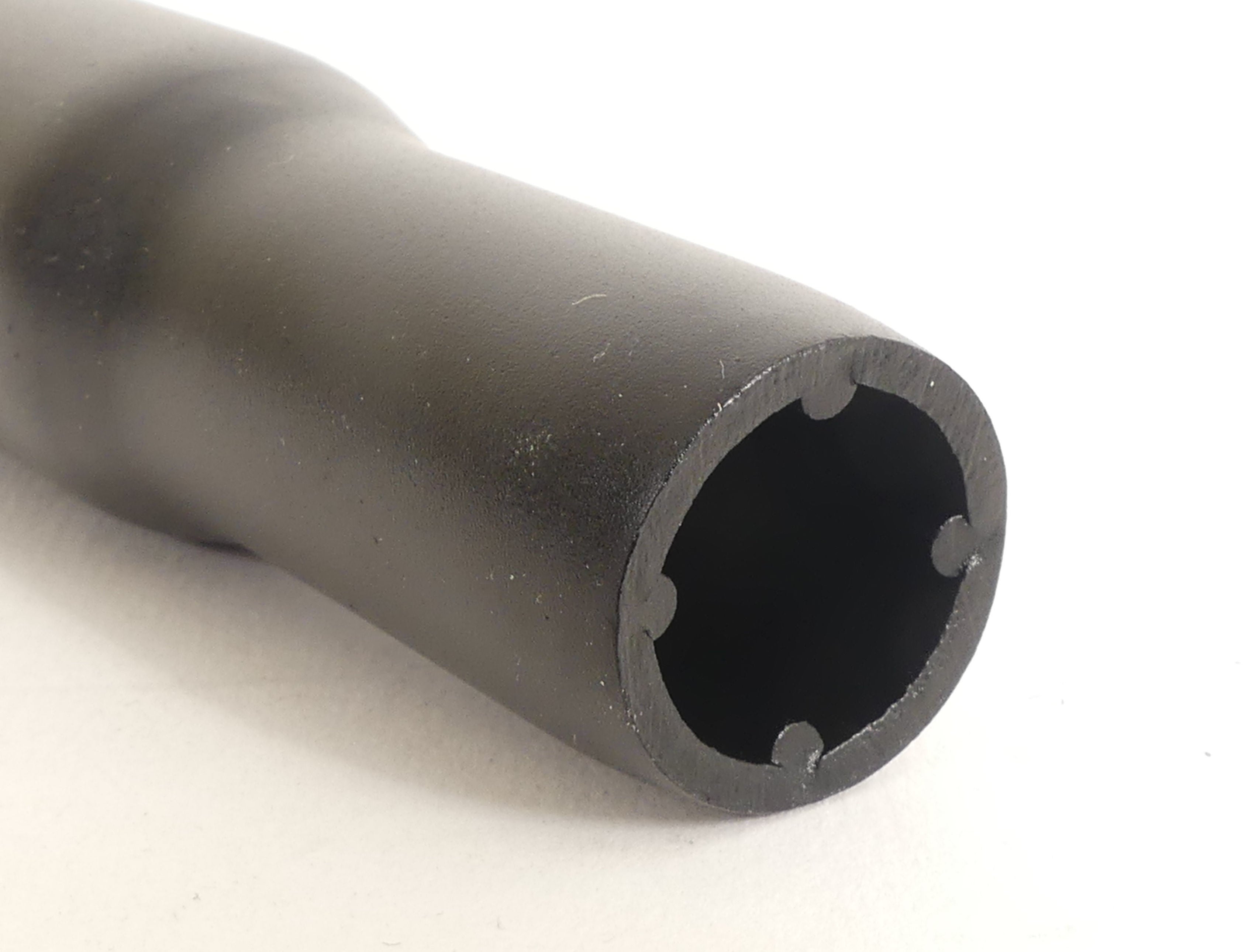 Zadelpen kaars ø27,2mm 300mm aluminium - zwart