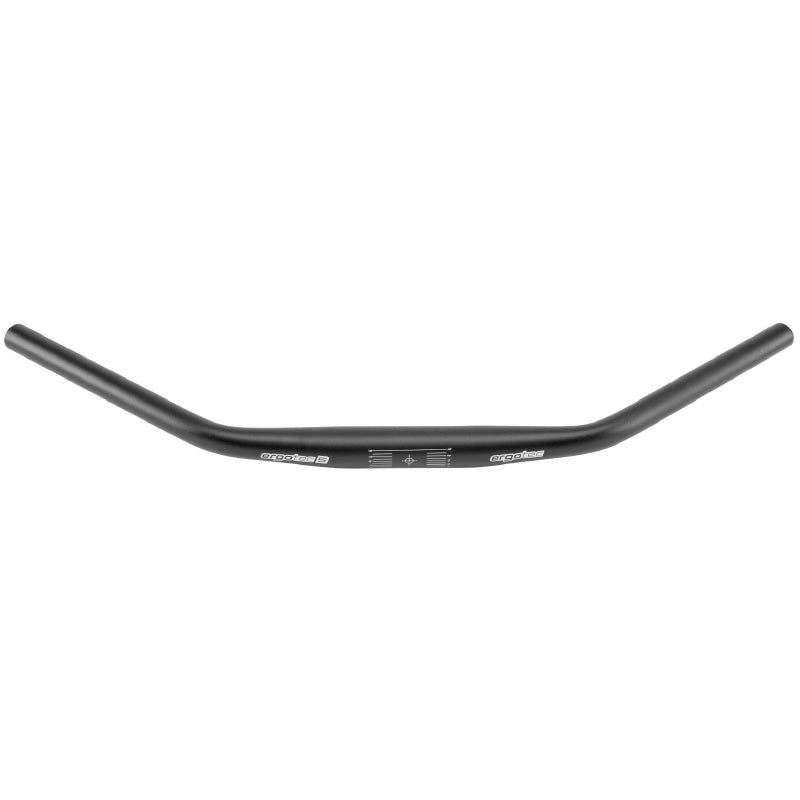 Ergotec-Lenker Ladytown ø31,8 mm x 620 mm 16 mm Rise – schwarzer Sandstein