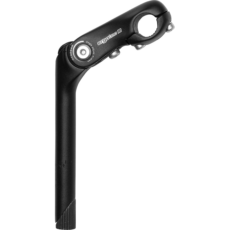 Ergotec stuurpen kobra vario stem cobra 25,4mm 110 180mm black alu