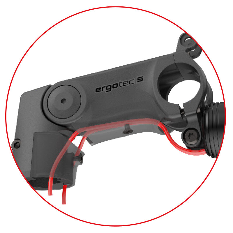Ergotec Vorbau ahead sepia xl fi ø28,6 mm 110 mm ø31,8 mm - schwarz
