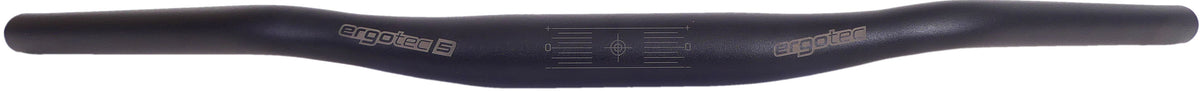 Ergotec Lenkung Ladytown Ø31,8 mm x 620 mm 16 mm Steigung Black Sandstrahlung
