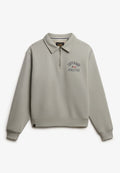 Superdry - athletic collared halve rits trui - dames - truien