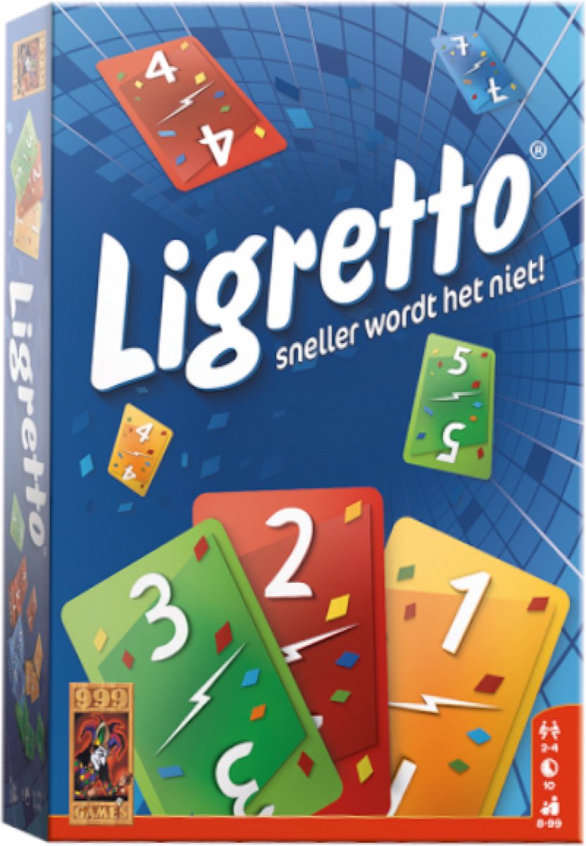 999-Games Ligretto blau - Kartenspiel