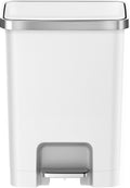Eko - hana 2 pedaalemmer 25 liter - plastic - wit - prullenbak