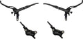 Trickstuff maxima black front+rear set disc brake with steelflex hose