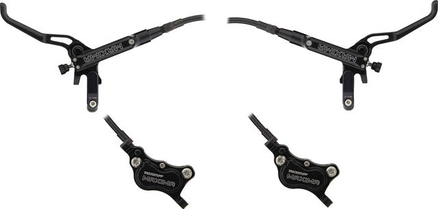 Trickstuff maxima black front+rear set disc brake with steelflex hose
