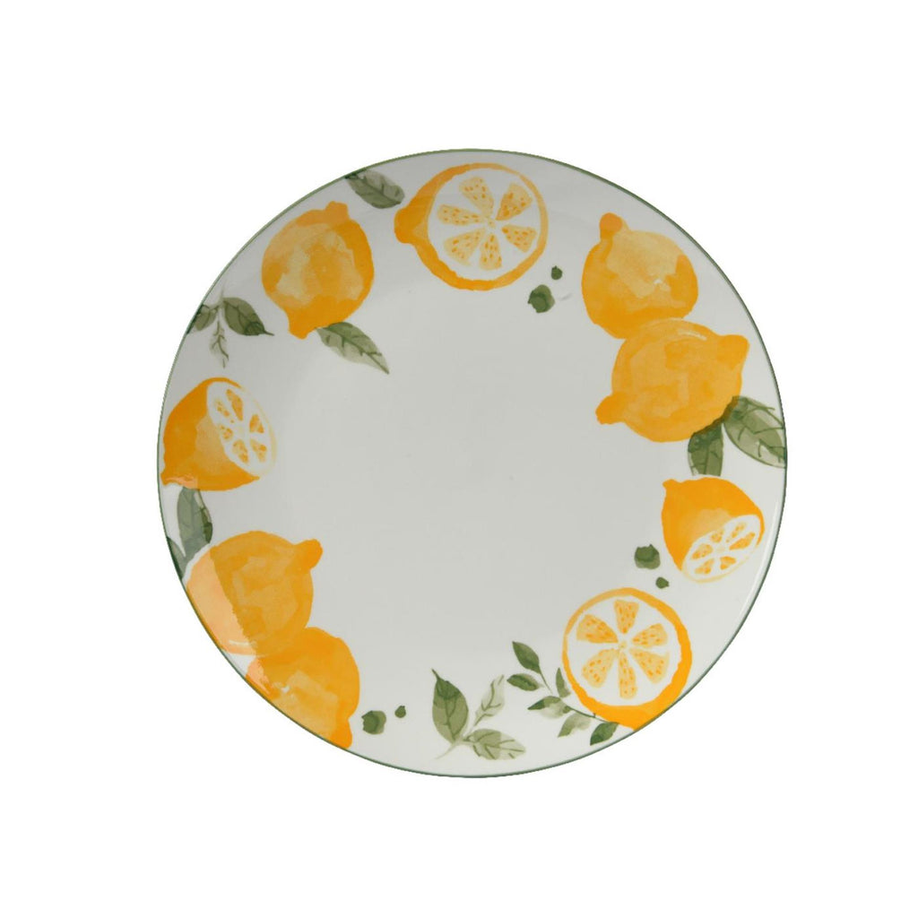 Decoris dinerbord porselein ø26.5cm x h.2.6cm citroen