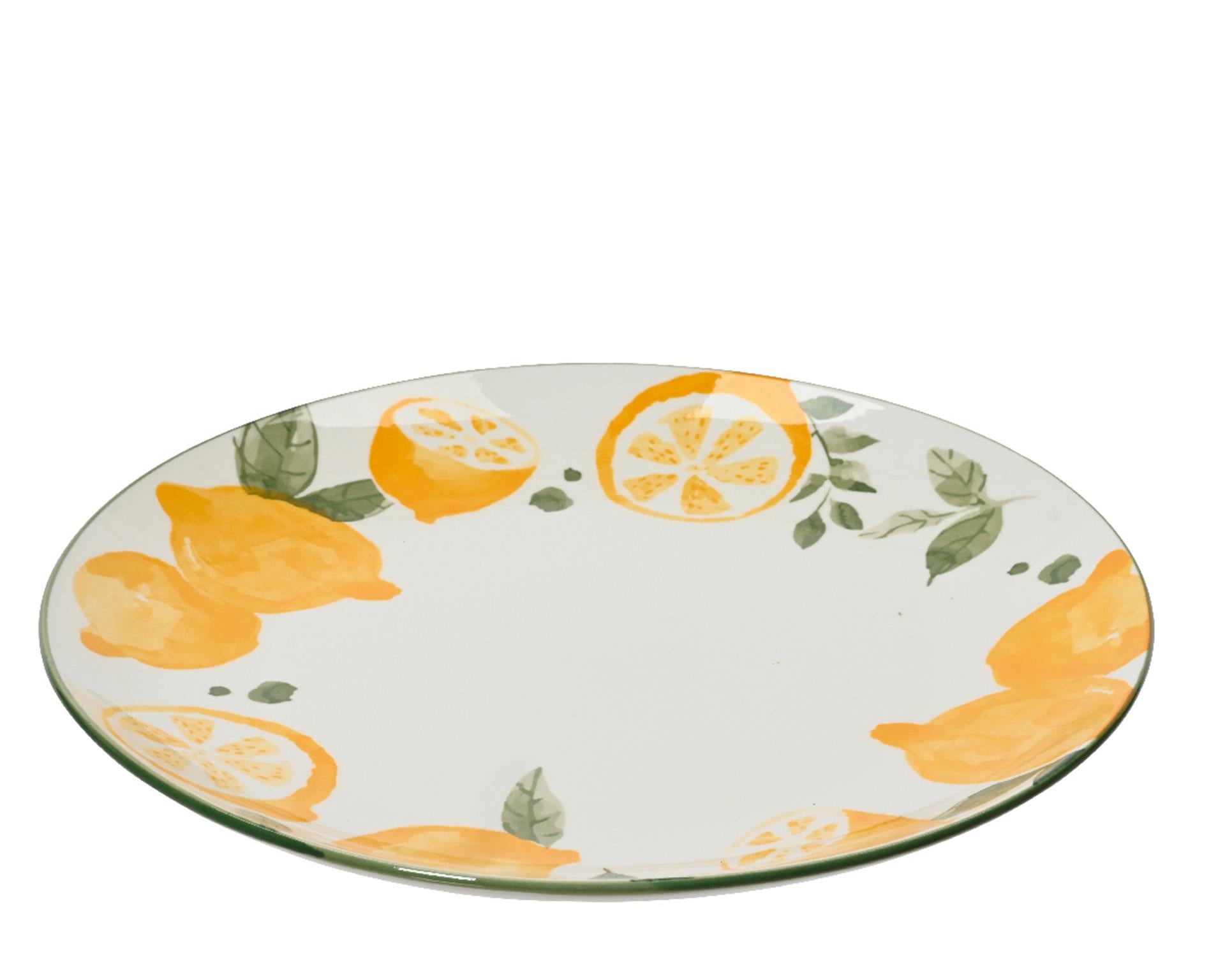 Decoris dinerbord porselein ø26.5cm citroen
