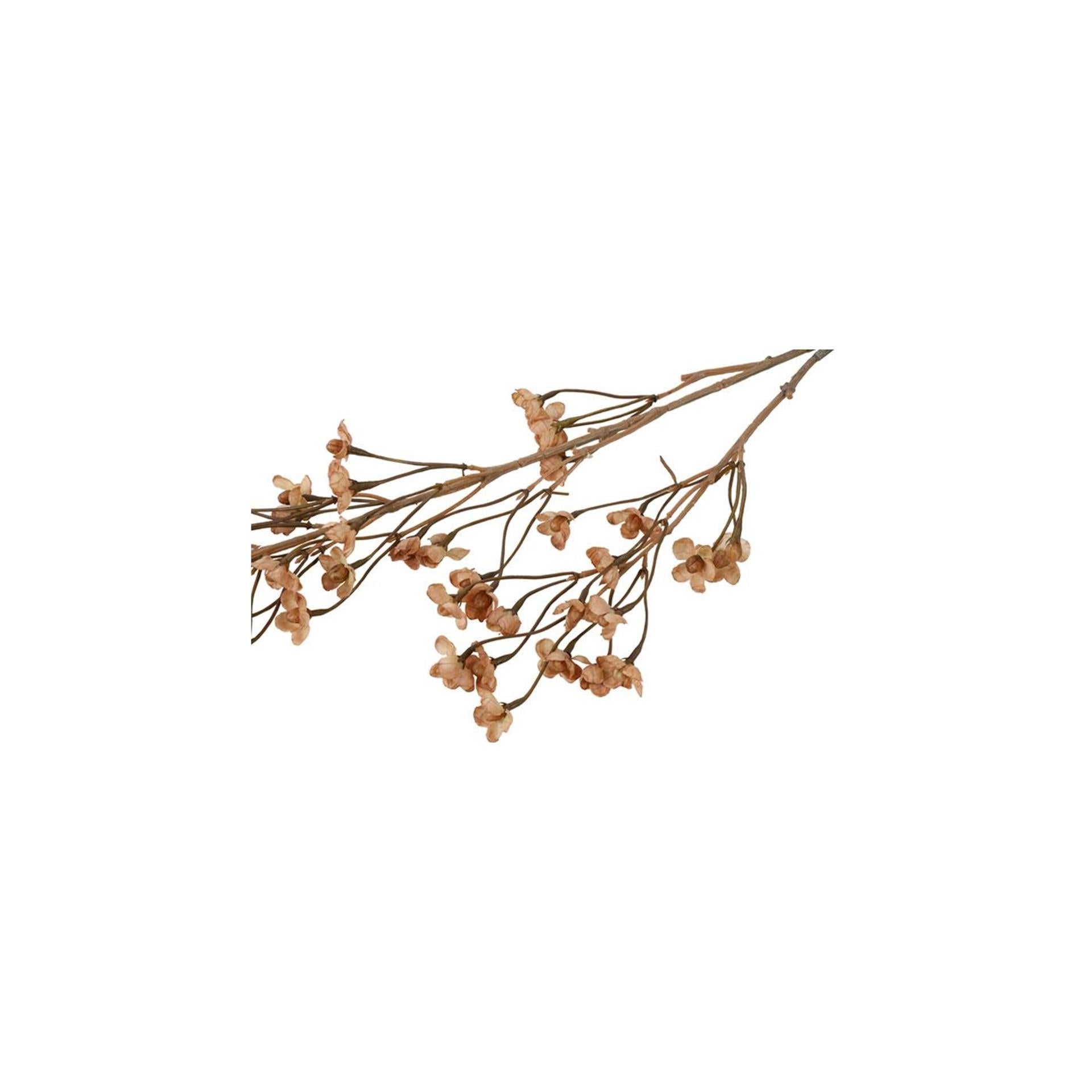 Country field kunstbloem forsythia bruin zijde h92cm