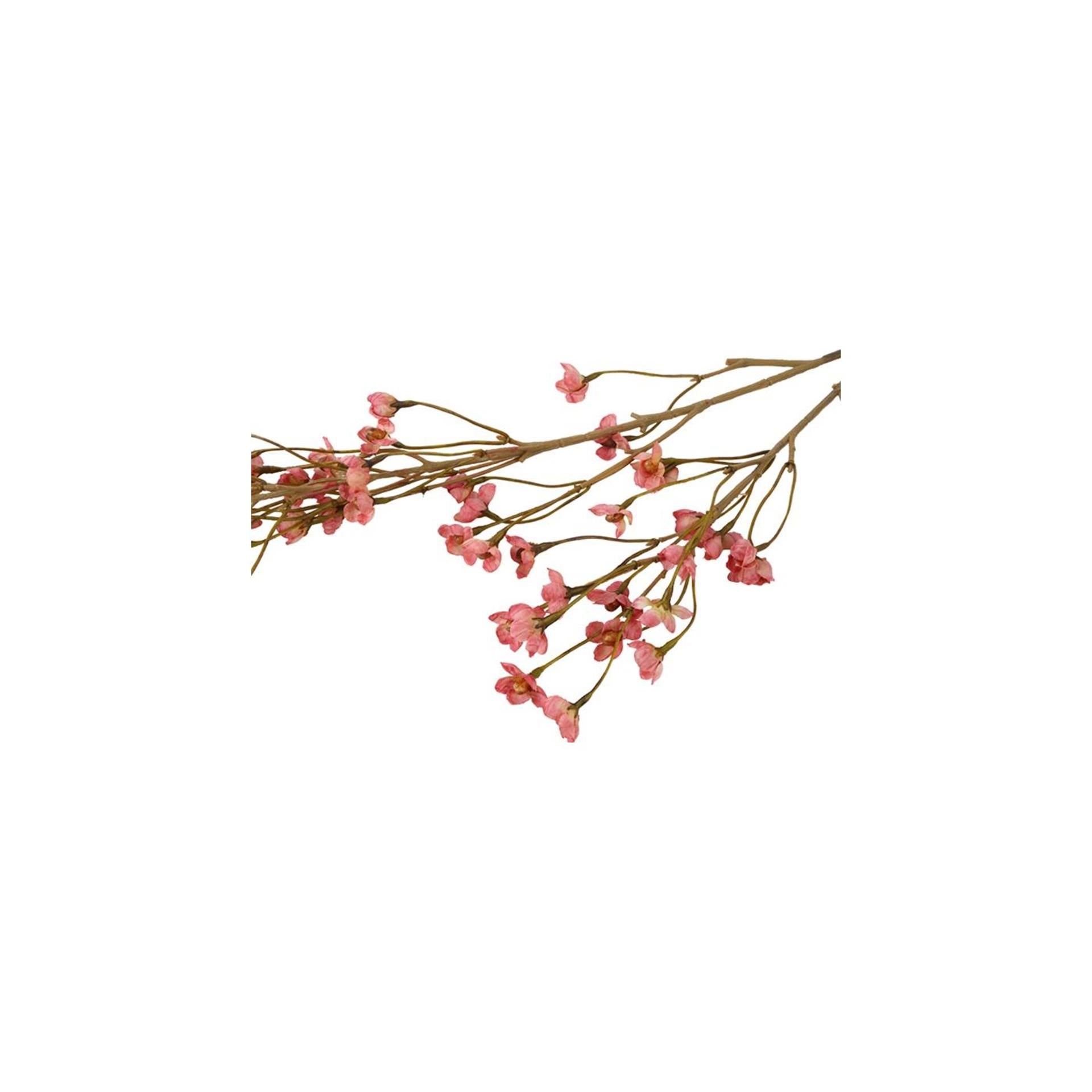 Country field kunstbloem forsythia roze zijde h92cm