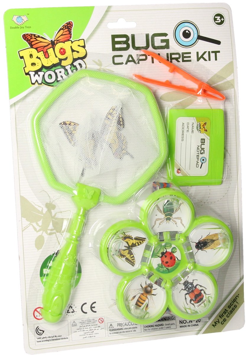 Lobbes speelgoed bv bugs world insecten vangnet en observatie pot