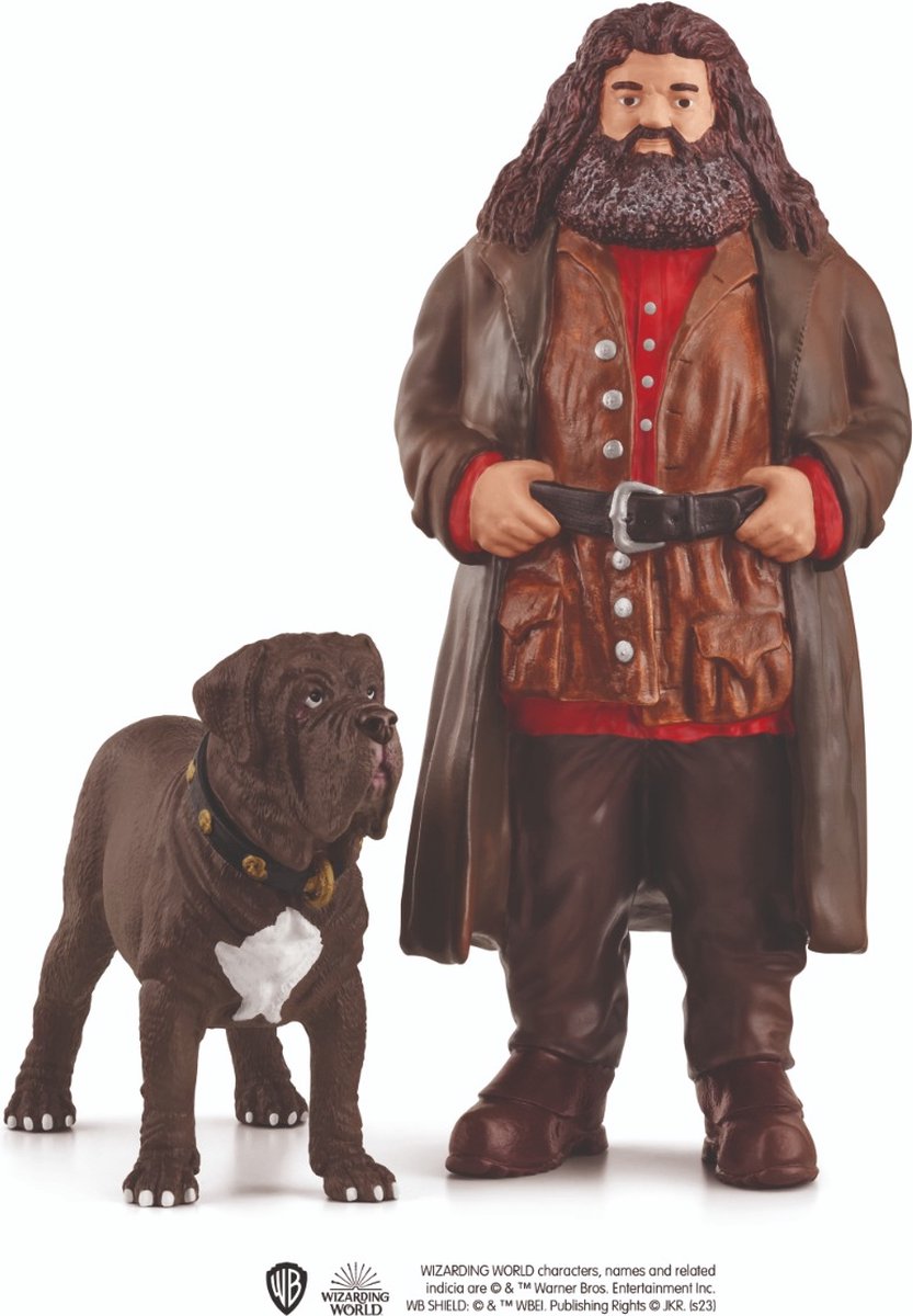 Schleich wizarding world - hagrid en muil - hagrid fang - harry potter - 42638