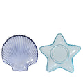 Decoris bord glas ø14cm schelp of ster