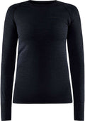 Craft core dry active comfort ls w dames thermoshirt - zwart