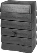 Nature - regentank - 168l - h89,5 x 58,5 x 39,5cm - antraciet - muurmodel