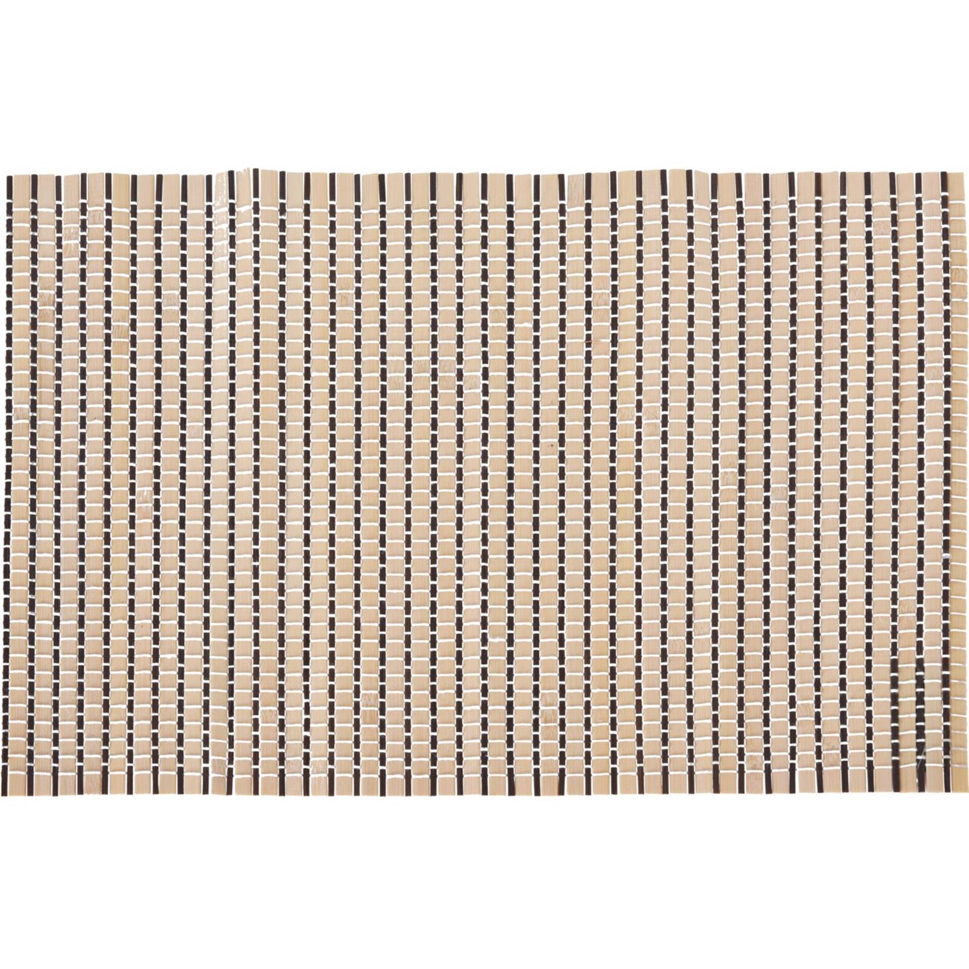Home styling placemat bamboe 30x45cm nature