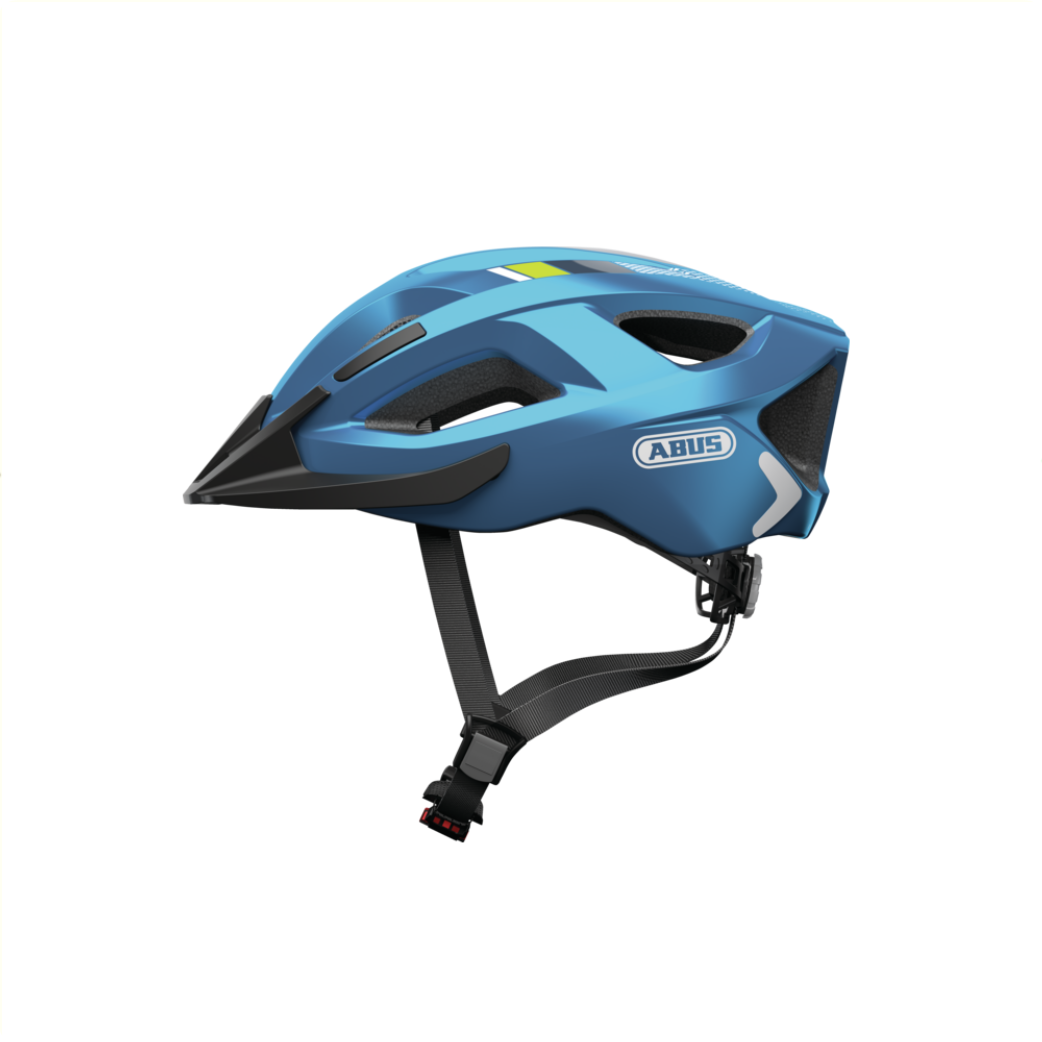 Abus Helm Aduro 2.0 M (52-58 cm), Stahlblau