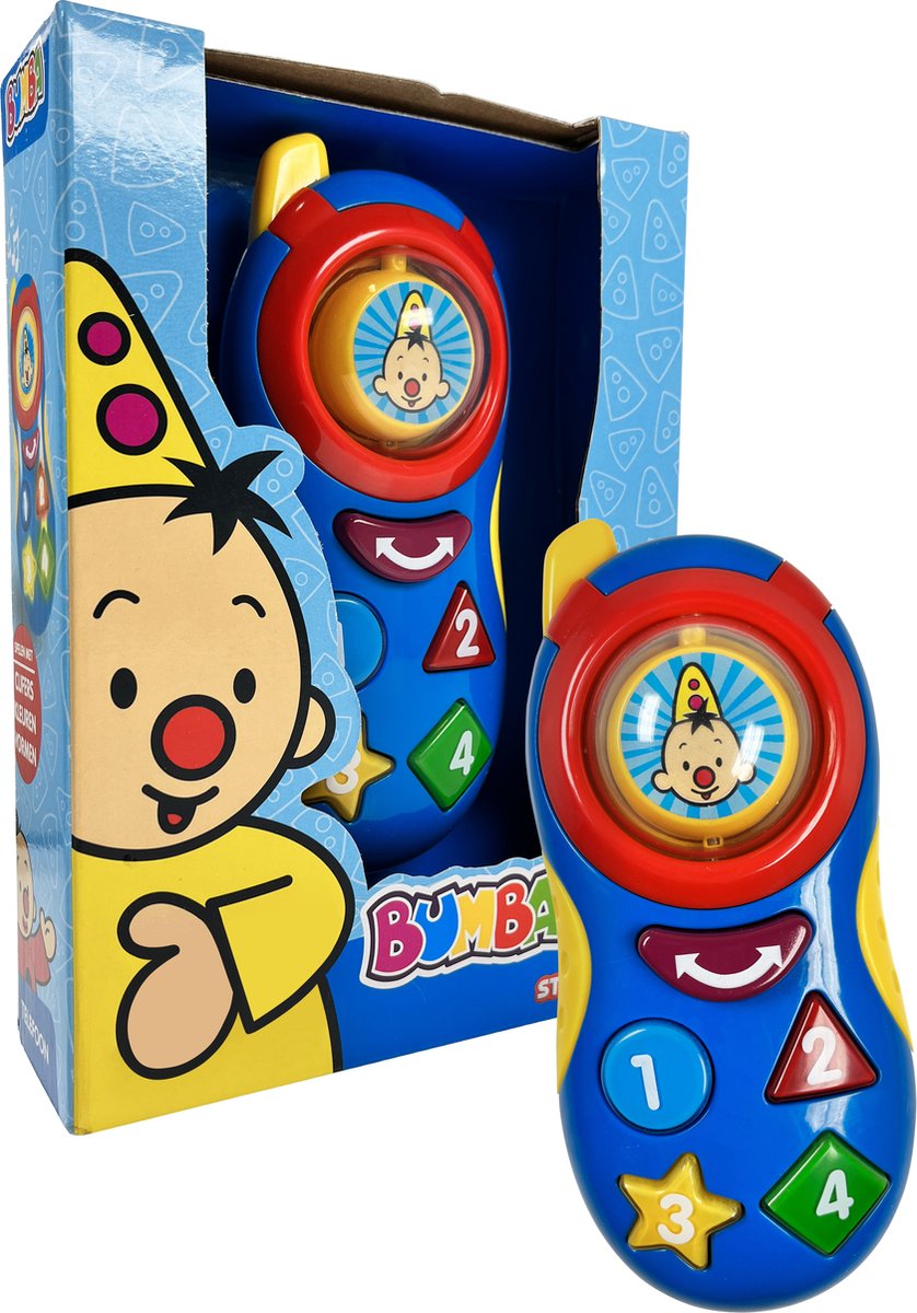Bumba speelgoedtelefoon- spelen met cijfers, kleuren en vormen