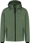 Kjelvik ted heren outdoorjas - licht groen