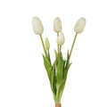 Roberts collection kunstboeket lisa tulpen wit groen 40cm