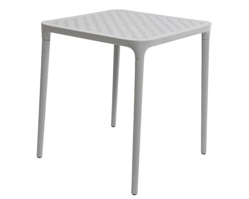 Tafel porto kunststof 65x65x70cm grijs
