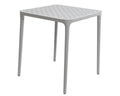 Tafel porto kunststof 65x65x70cm grijs