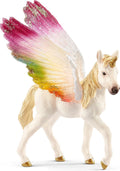 Schleich bayala - gevleugelde regenboogeenhoorn, veulen - unicorn speelgoed - 70577