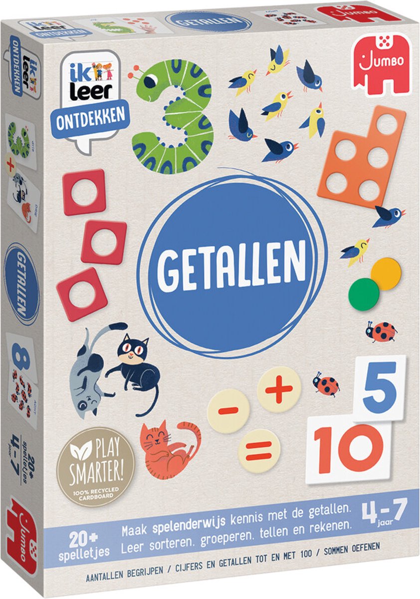 Ik leer jumbo - ontdekken - getallen - educatief spel - vanaf 4 jaar