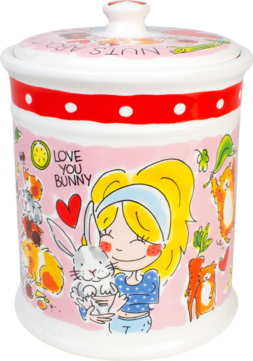 Blond amsterdam voorraadpot bunny - 16 cm