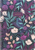 Eccolo notitieboek - tropical floral - lijn - ca.15x20cm - ec-d444b