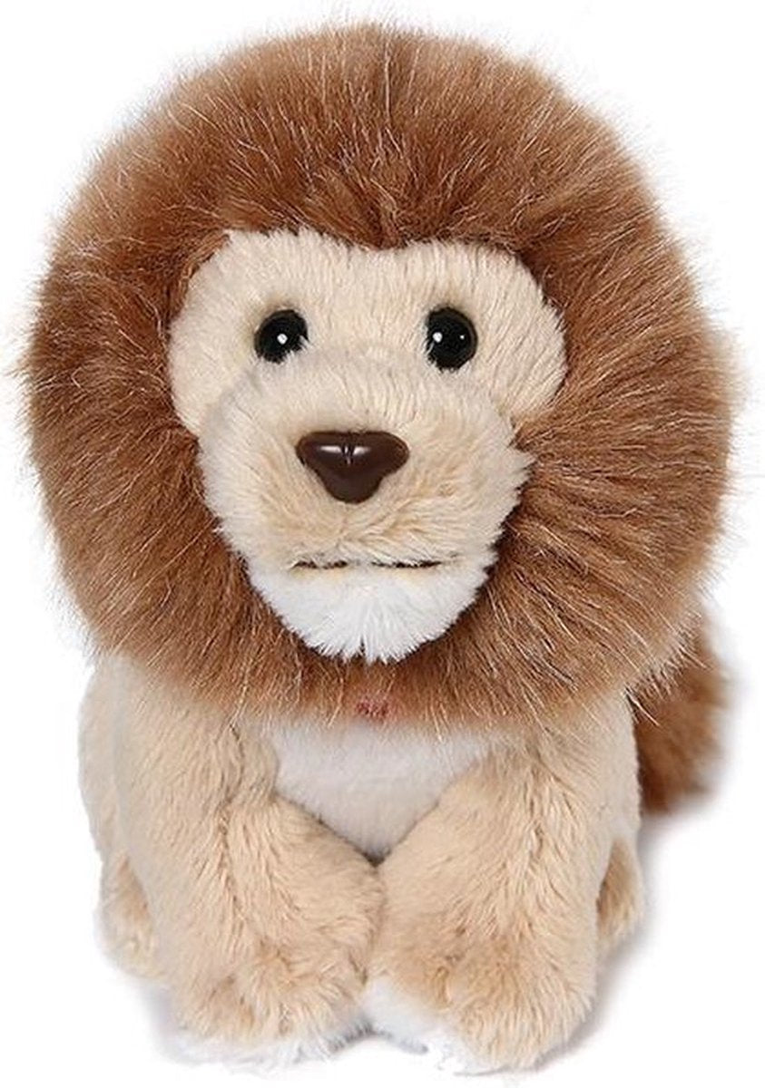 Trudi - sweet collection knuffel leeuw 10 cm - handgemaakt in italie - zacht pluche - knuffeldier voor jongens en meisjes - beige - 6x10x9 cm maat xxs