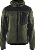Blåkläder blaklader gebreid vest met softshell 4930-2117 - army groen zwart - xxl