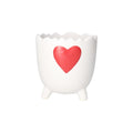 Bloempot romeo wit 12,5x12,5x12,5 cm