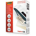 Fellowes lamineerhoezen a6 125 micron – 100 stuks – glanzend – extra bescherming – voor alle lamineermachines