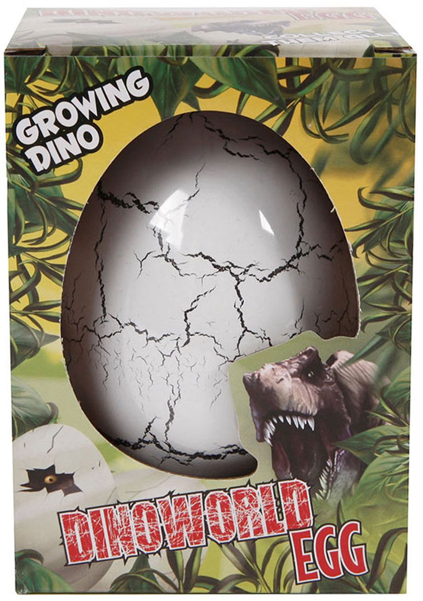 Dinoworld Dinosaurier-Wachstumsei, 11 cm