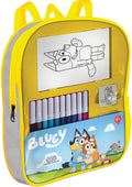 Multiprint Bluey Rucksack mit Stempeln und Filzstiften